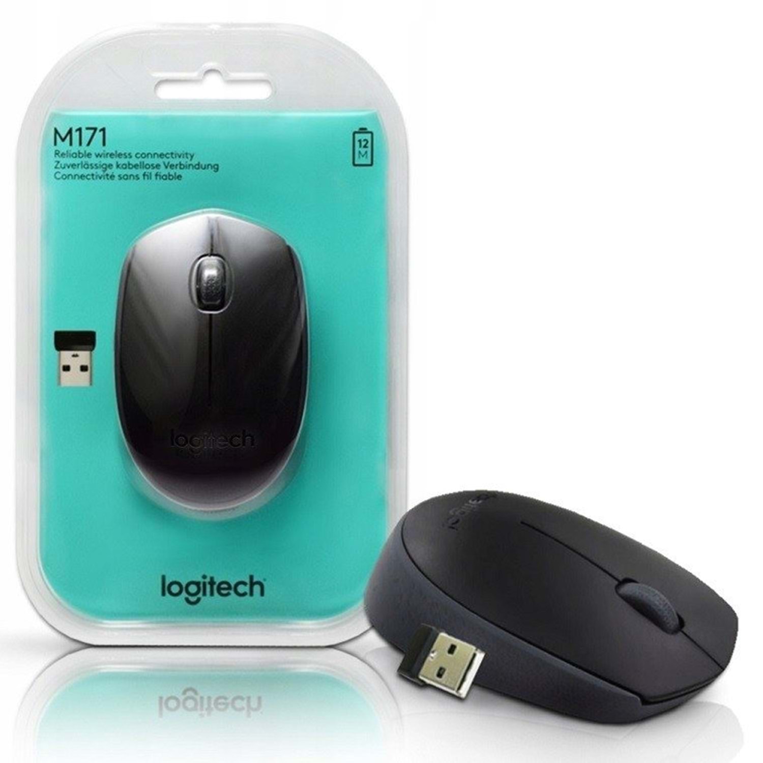 Logitech M171 Kablosuz Optical Mouse Siyah