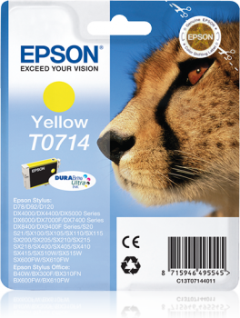 Epson T0714 Sarı Orjinal Kartuş